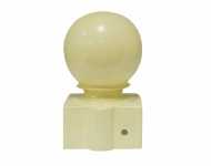 aluminium-ball-for-single-channel-post-coloured