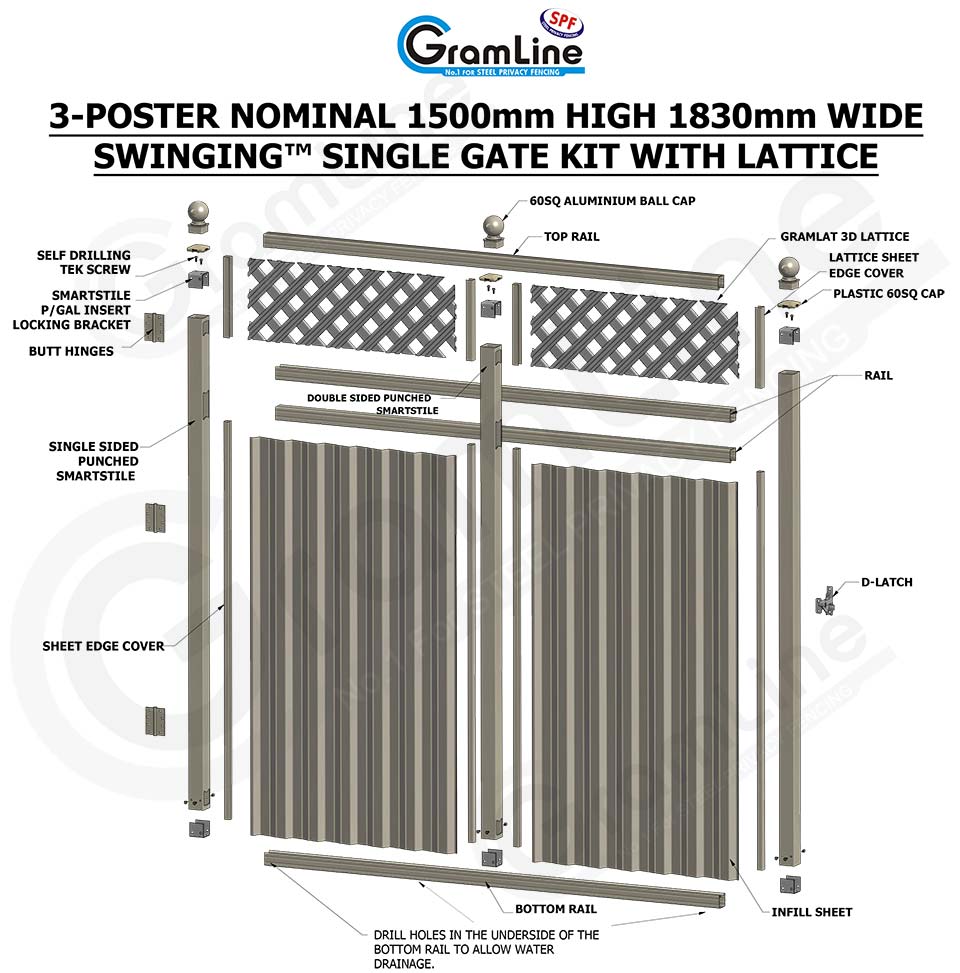 3-POSTER-1500mm-SINGLE-SWINGING-GATE-PRICE-SHEET-WITH-LATTICE---DATA-SHEET