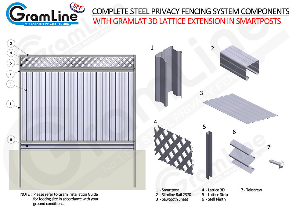 COMPLETE-GRAMLINE-FENCE-LATTICE-PLINTH-ASSEMBLY