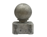 aluminium-ball-for-double-channel-post-unpainted